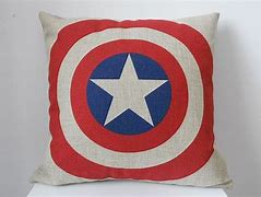 Image result for Captain America Pillow Case