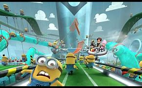 Image result for Despicable Me Minion Mayhem Ride Footage