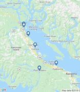 Image result for Map of CFB Comox BC