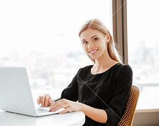 Image result for Woman Sitting with Laptop