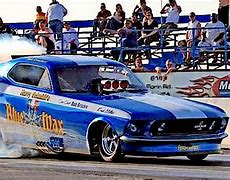Image result for Blue Max Mustang Funny Car