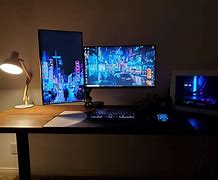 Image result for Gaming Laptop Monitor Setup