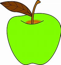 Image result for Dark Green Apple Cartoon