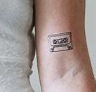 Image result for Techno Cassette Tape Tattoo