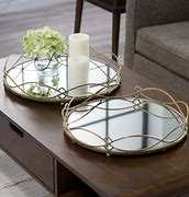 Image result for Glass Mirror Tray