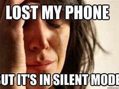 Image result for Silent Phone Meme