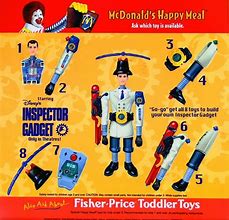 Image result for Inspector Gadget Happy Meal Toy