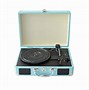 Image result for Vintage Portable Turntable with Speakers