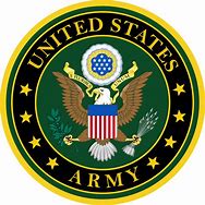 Image result for U.S. Army Logo with Flag Background