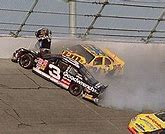 Image result for NASCAR Crash Two Cars Fire