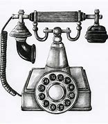 Image result for Vintage Phone Drawing