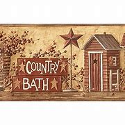 Image result for Country Bath Wallpaper Borders