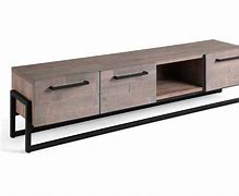 Image result for Rustic Industrial TV Stand