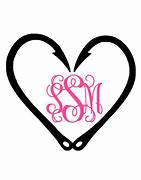 Image result for Love Fish Hook Silhouette