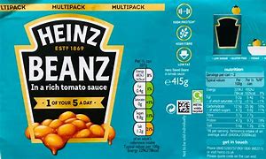 Image result for Canned Baked Beans Food Packaging Label Design