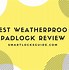 Image result for Weatherproof Combination Padlock