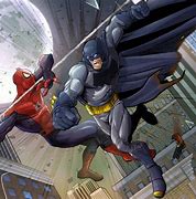 Image result for Batman Beating Spider-Man