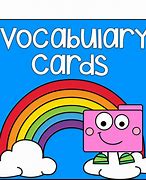 Image result for Vocabulary Cards Homemade