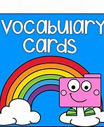Image result for Daily Vocabulary Cards