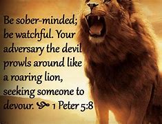 Image result for 1 Peter 5 7 8