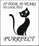 Image result for 50th Birthday Cat T-Shirt