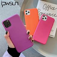 Image result for Shockproof Matte Silicone Phone Case iPhone 11