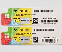 Image result for Product Key Sticker for Windows 10