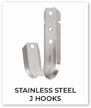 Image result for Stainless Steel Double J Hook