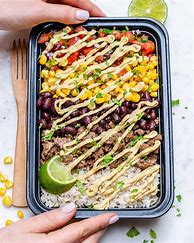 Image result for Meal Prep Burrito Bowls