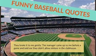 Image result for Funny Baseball Sayings