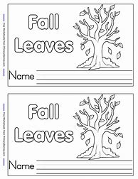 Image result for Fall Preschool Printable Books