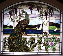 Image result for Tiffany Stained Glass Peacock