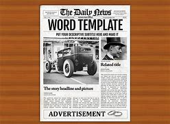 Image result for Tabloid Newspaper Template for MS Word