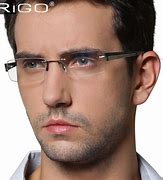 Image result for Semi Rimless Eyeglass Frames for Men