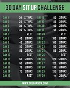 Image result for 30-Day Sit Up Challenge