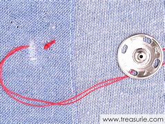 Image result for How to Sew On Snap Buttons