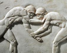 Image result for Ancient Greek Wrestlers