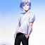 Image result for Blue Anime Boy Poster