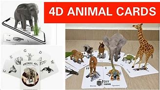 Image result for 4D Animal Alphabet Cards