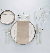 Image result for Formal Banquet Table Setting