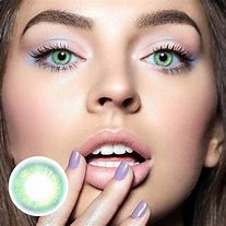 Image result for Neon Green Contact Lenses