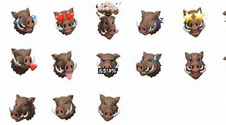 Image result for How to Make Hog Rider in Me Moji Stickers