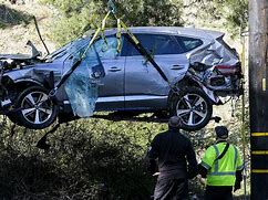 Image result for Tiger Woods Car Accident