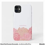 Image result for Blush Pink Clear Flower iPhone Case