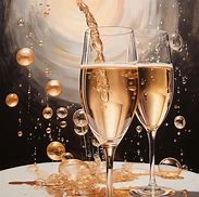 Image result for Gold Champagne Bubbles