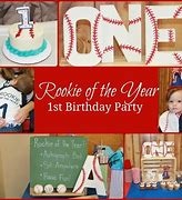 Image result for Rookie of the Year Backdrop 1st Birthday