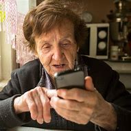 Image result for Old People Smartphone