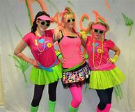 Image result for Dress for 80s Theme Party