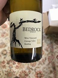 Image result for Bedrock Co Riesling Wirz