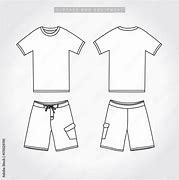 Image result for T-Shirt Shorts Clip Art